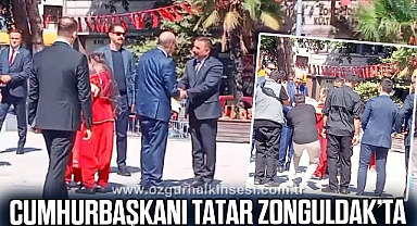 Cumhurbaşkanı Tatar Zonguldak'ta