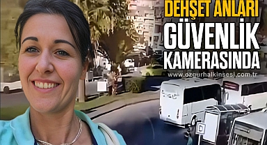 Dehşet anları güvenlik kamerasında