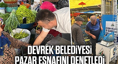 Devrek Belediyesi pazar esnafını denetledi