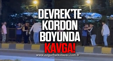 DEVREK’TE KORDON BOYUNDA KAVGA