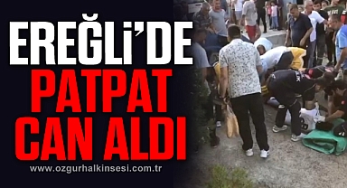 Ereğli'de patpat kazası: 1 ölü, 4 yaralı