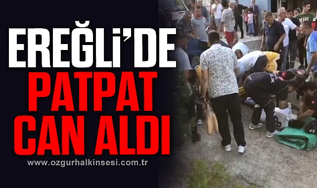 Ereğli'de patpat kazası: 1 ölü, 4 yaralı