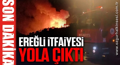 Ereğli'den Bolu'ya destek
