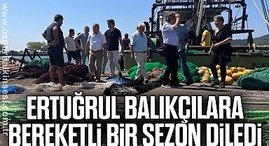 Ertuğrul balıkçılara bereketli bir sezon diledi