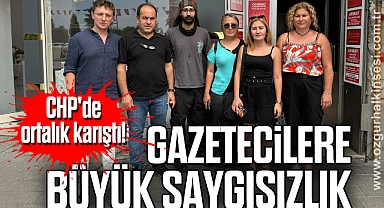 GAZETECİLERE BÜYÜK SAYGISIZLIK