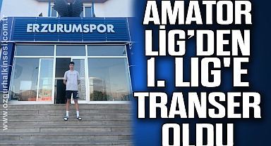 Genç yetenek, Amatör Lig'den 1. Lig'e transfer oldu