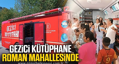 GEZİCİ KÜTÜPHANE ROMAN MAHALLESİNDE