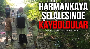 HARMANKAYA ŞELALESİNDE KAYBOLDULAR
