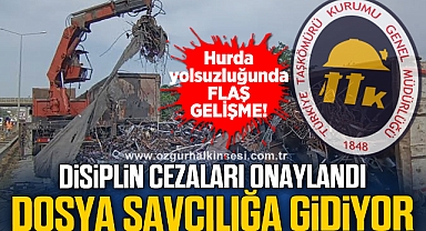Hurda yolsuzluğunda flaş gelişme!