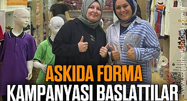 İhtiyaç sahibi öğrenciler için askıda forma kampanyası başlattılar