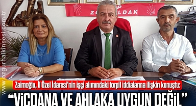 “İNŞALLAH BÖYLE BİR ŞEY YOKTUR”