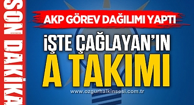 İŞTE ÇAĞLAYAN'IN A TAKIMI