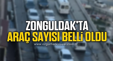 İşte Zonguldak'taki trafiğe kayıtlı araç sayısı
