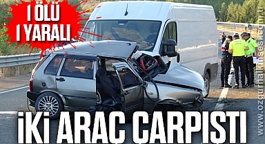 Karabük'te trafik kazası: 1 ölü, 1 yaralı