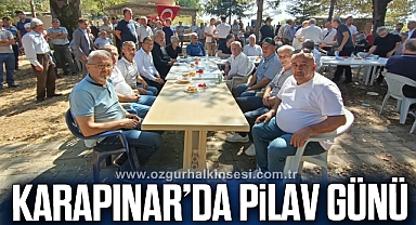 KARAPINAR’DA PİLAV GÜNÜ