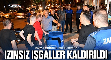 KDZ. EREĞLİ SAHİLİNDE, İZİNSİZ İŞGALLER KALDIRILDI