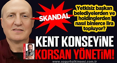 KENT KONSEYİNE KORSAN YÖNETİM!
