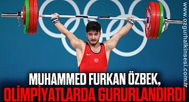 Muhammed Furkan Özbek, olimpiyatlarda gururlandırdı