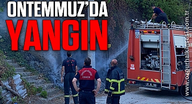 Ormanlık alanda yakılan ateş ekipleri harekete geçirdi