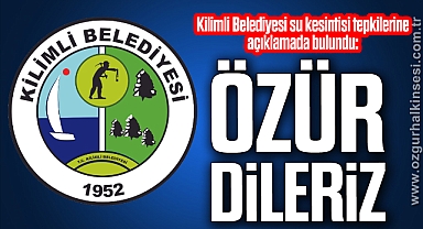 “ÖZÜR DİLERİZ”