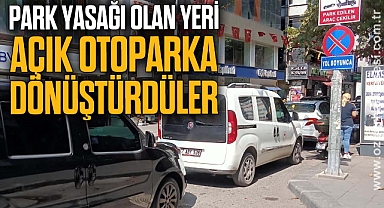 PARK YASAĞI OLAN YERİ AÇIK OTOPARKA DÖNÜŞTÜRDÜLER