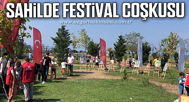 Sahilde festival coşkusu