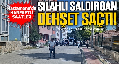 Silahlı saldırgan dehşet saçtı