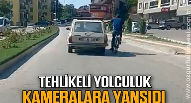 TEHLİKELİ YOLCULUK KAMERALARA YANSIDI