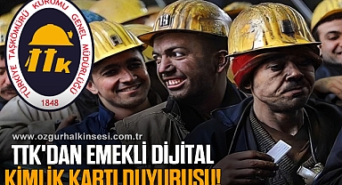 TTK'dan emekli dijital kimlik kartı duyurusu!