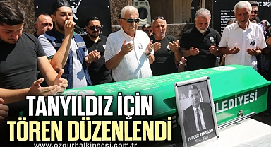 TURGUT TANYILDIZ, TÖRENLE UĞURLANDI