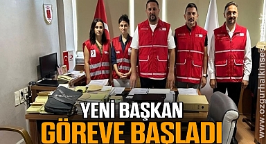 YENİ BAŞKAN GÖREVE BAŞLADI