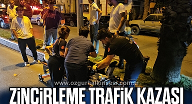 Zincirleme trafik kazası: 3 yaralı
