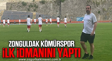 Zonguldak Kömürspor ilk idmanını yaptı