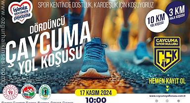 4. Çaycuma Yol Koşusu 17 Kasım’da