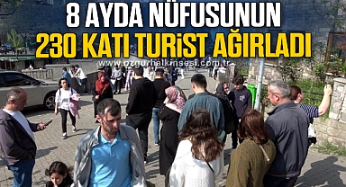 Amasra 8 ayda nüfusunun 230 katı turist ağırladı