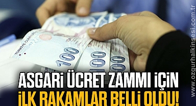 Asgari ücret zammı için ilk rakamlar belli oldu!