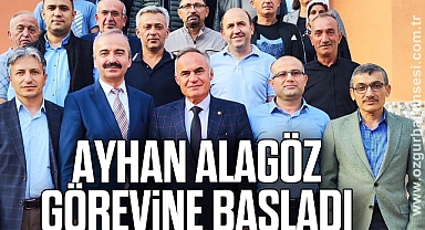 Ayhan Alagöz görevine başladı