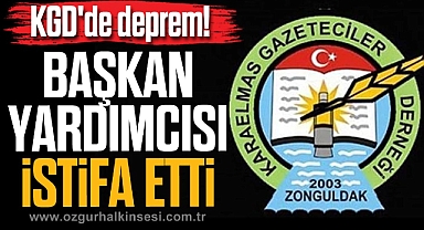 BAŞKAN YARDIMCISI İSTİFA ETTİ