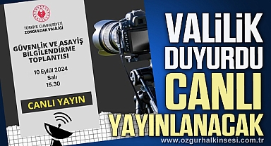 CANLI YAYINLANACAK!