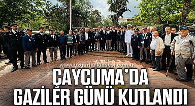 Çaycuma’da Gaziler Günü kutlandı