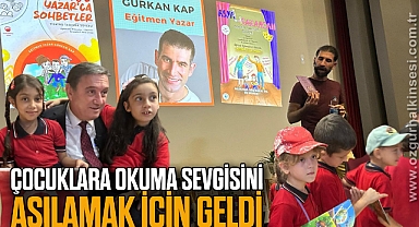 ÇOCUKLARA OKUMA SEVGİSİNİ AŞILAMAK İÇİN GELDİ