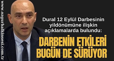 “Darbenin etkileri bugün de sürüyor”