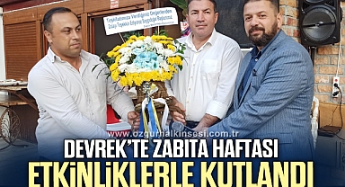 Devrek'te Zabıta Teşkilatının kuruluş yıl dönümü kutlandı