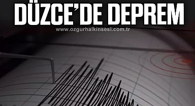 Düzce'de deprem