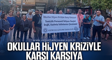 Eğitim Sen: Okullar hijyen kriziyle karşı karşıya