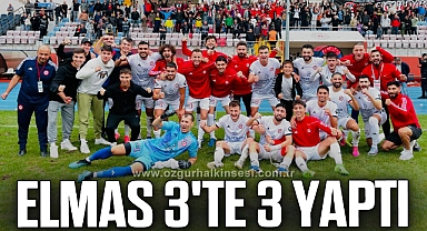 ELMAS 3'TE 3 YAPTI