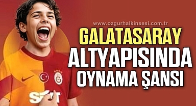 GALATASARAY ALTYAPISINDA OYNAMA ŞANSI