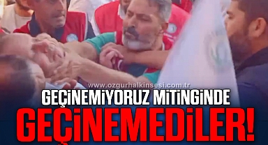 GEÇİNEMİYORUZ MİTİNGİNDE GEÇİNEMEDİLER