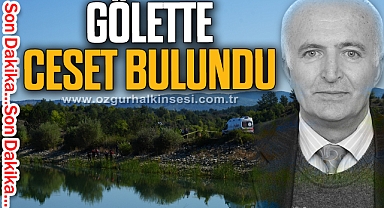 Gölette ceset bulundu