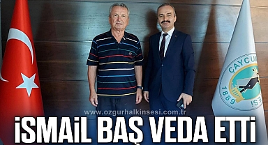 İsmail Baş veda etti